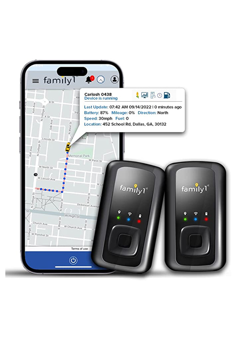 No Monthly Fee GPS Tracker Family1st 1 Year