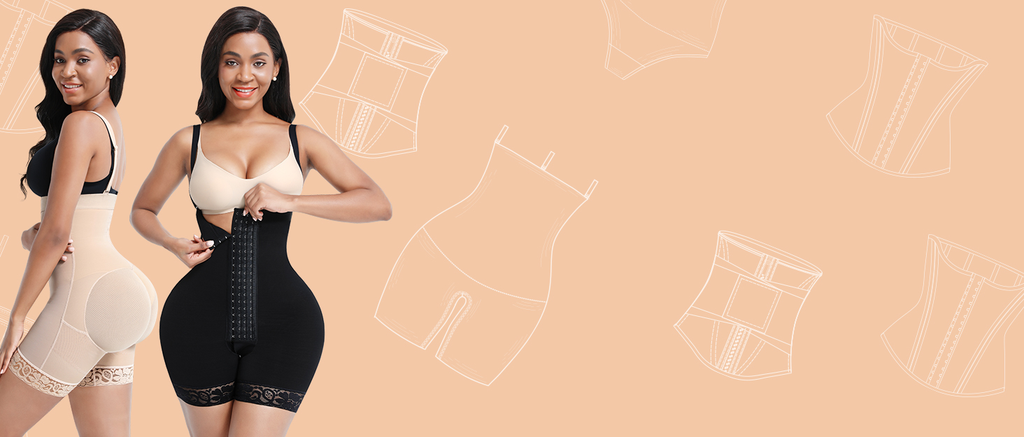 Shapewear for women tummy control body shaper butt lifter faja