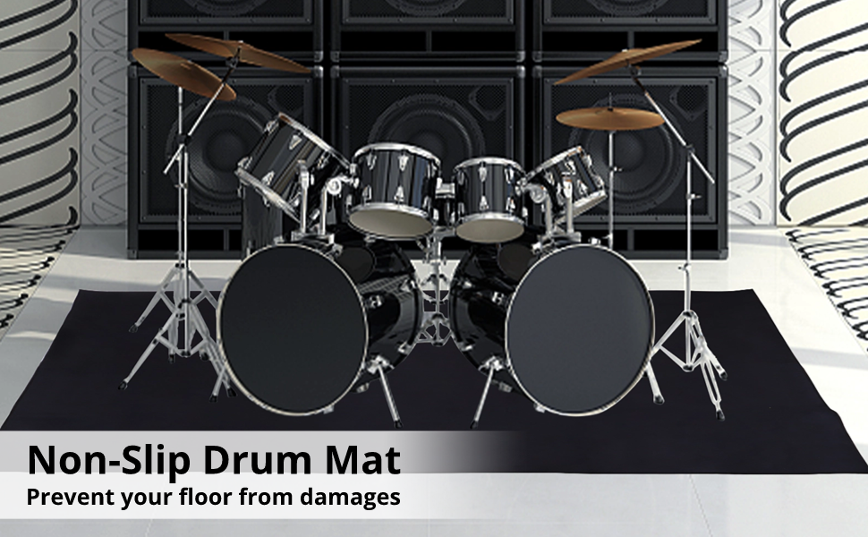 Drum Mat, Drum Rug, 6.5 x 5.2ft Electrical Drum Carpet