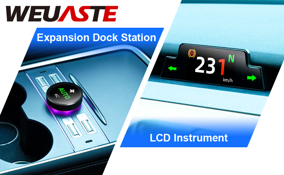 Weuaste Fit for Tesla LCD Intelligent Control Expansion