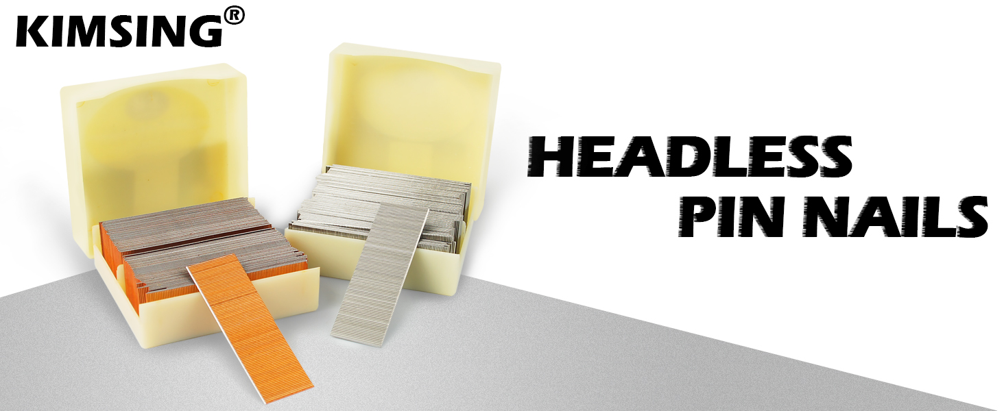 KIMSING 23 Gauge Stainless Steel Micro Pin Nails 9,000 PCS/Box, 3/4