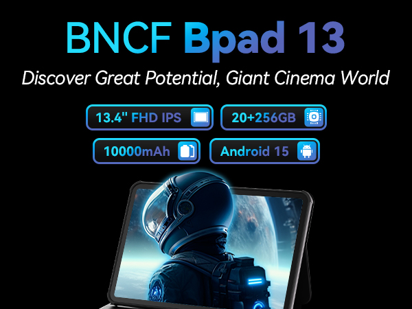 タブレット 13インチ BNCF Bpad 13 Android 15 Amazon.co.jp: 【タブレット 13インチ Wi-Fiモデル】BNCF Bpad