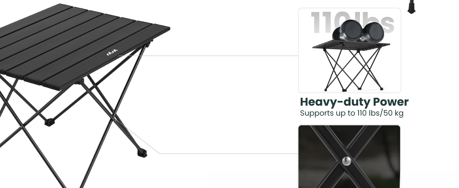 MISSION MOUNTAIN Portable Camping Chair and Table Set