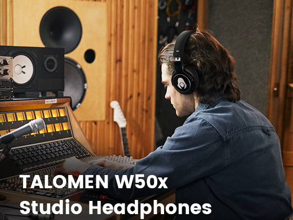 Talomenプロフェッショナル有線モニターヘッドホン Amazon | Talomenプロフェッショナル有線モニターヘッドホ50mm