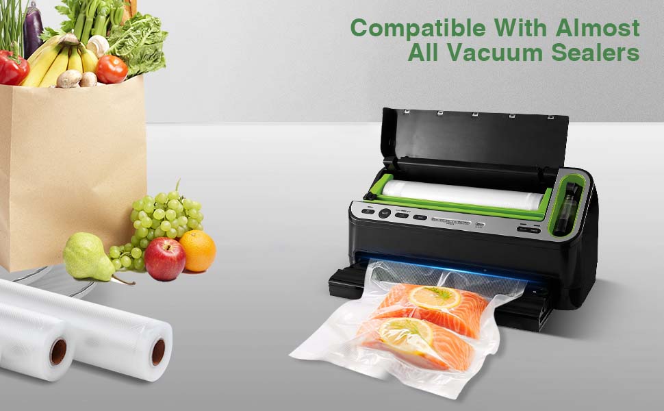 Vacuum Sealer Bags for Food Saver Vacuum Sealer Bags Rolls
