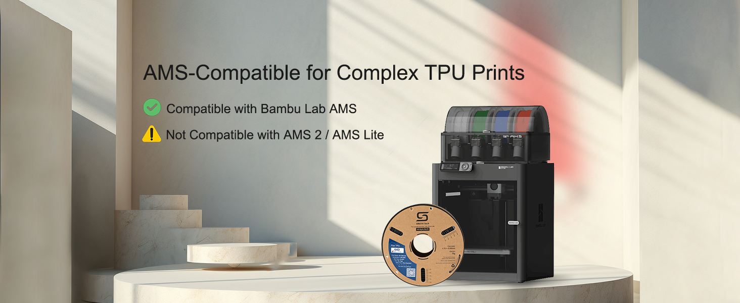 Compatible with Bambu Lab AMS: