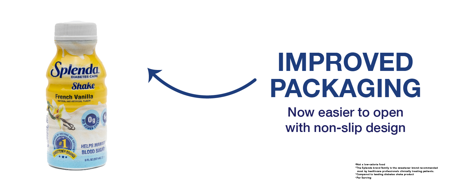 Splenda Diabetes Care Shake Zero Added Sugar Great Taste