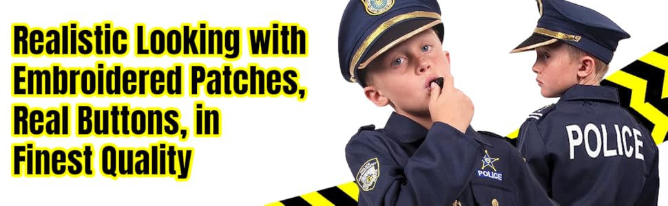 belt shirt halloween costumes costume police kids pretend play role playing policeman kids
