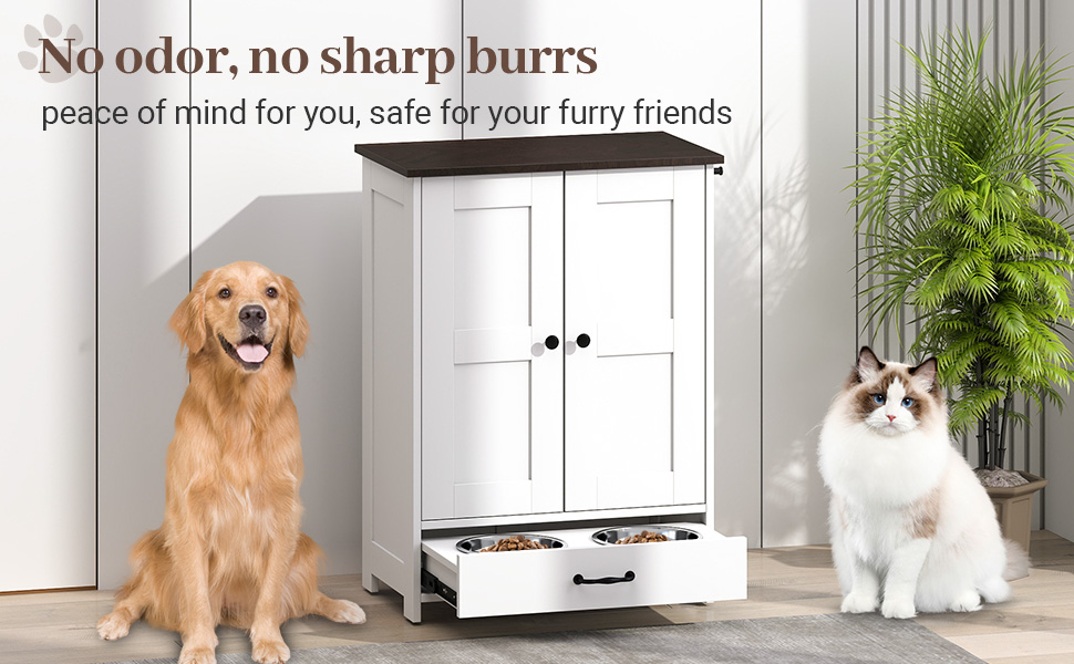 dog food storage cabinet