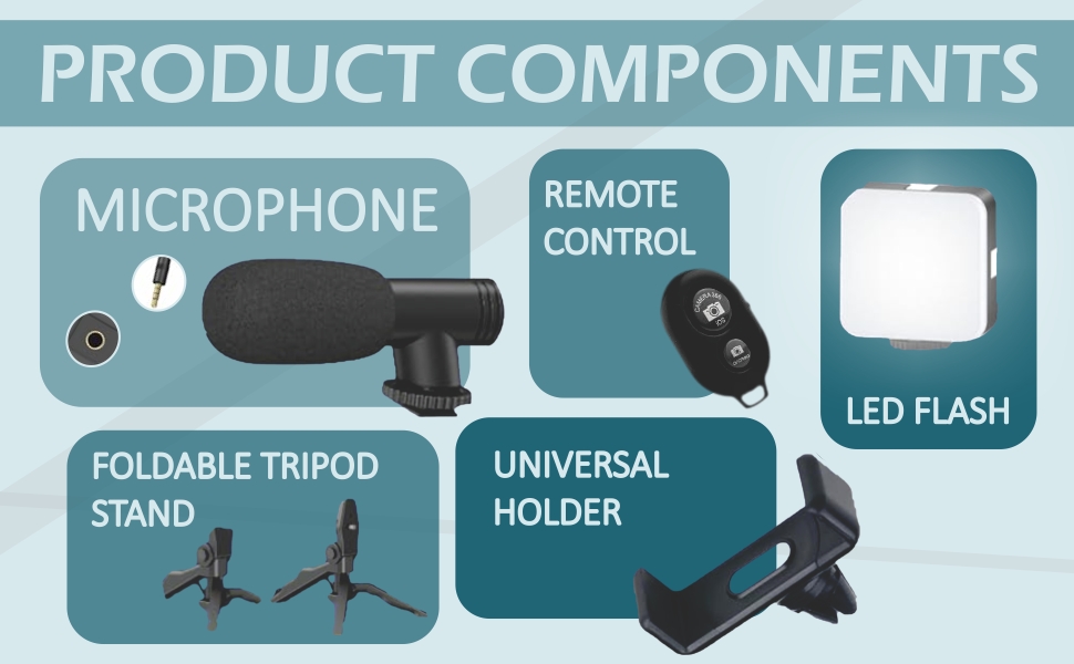 Vlogging Kit 6 in 1 for iPhone