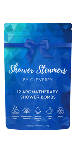 Shower steamer, shower bombs, essential oils, sinus relief, menthol, eucalyptus, gift for her