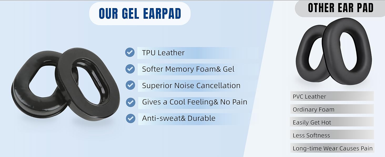 gel ear cushions
