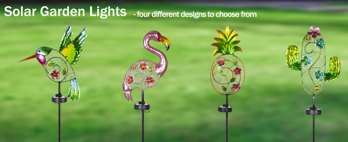 solar hummingbird lights