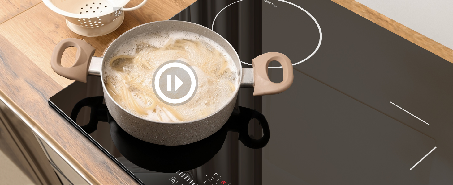 Hobsir hob Plug in Induction Hob 4 Zones Electric Hob 60cm with