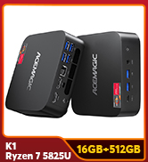 Amazon.com: ACEMAGICIAN Kron Mini K1 Mini PC, Ryzen 7 5825U