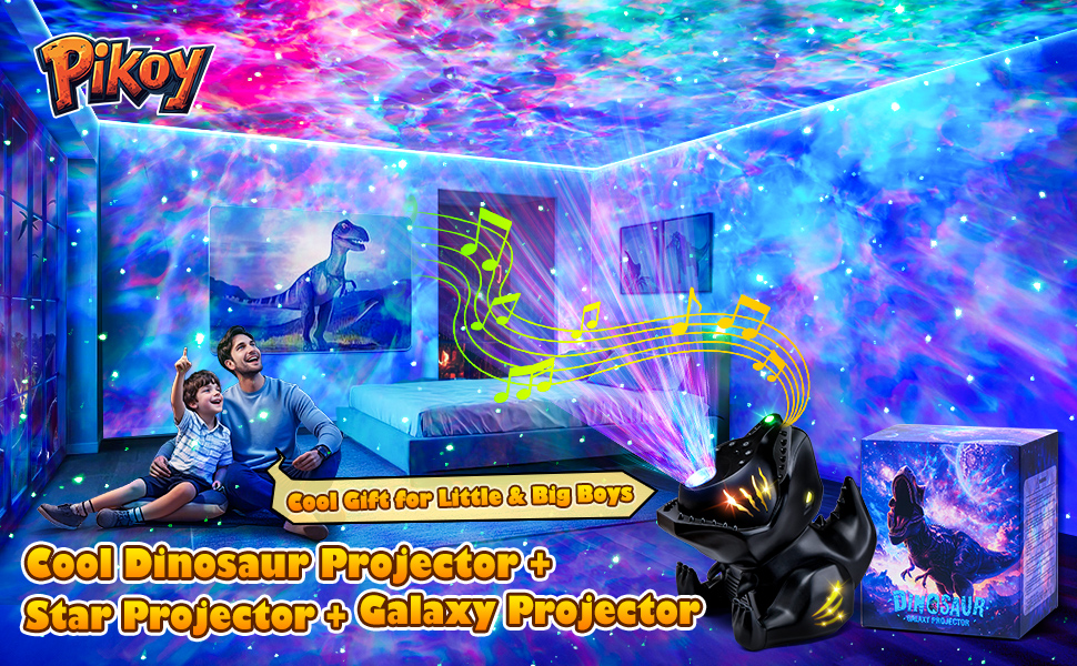 kids night light projector dinosaur night light projector galaxy projector for bedroom kids