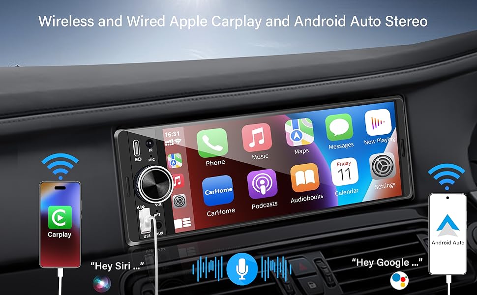 single din car radio