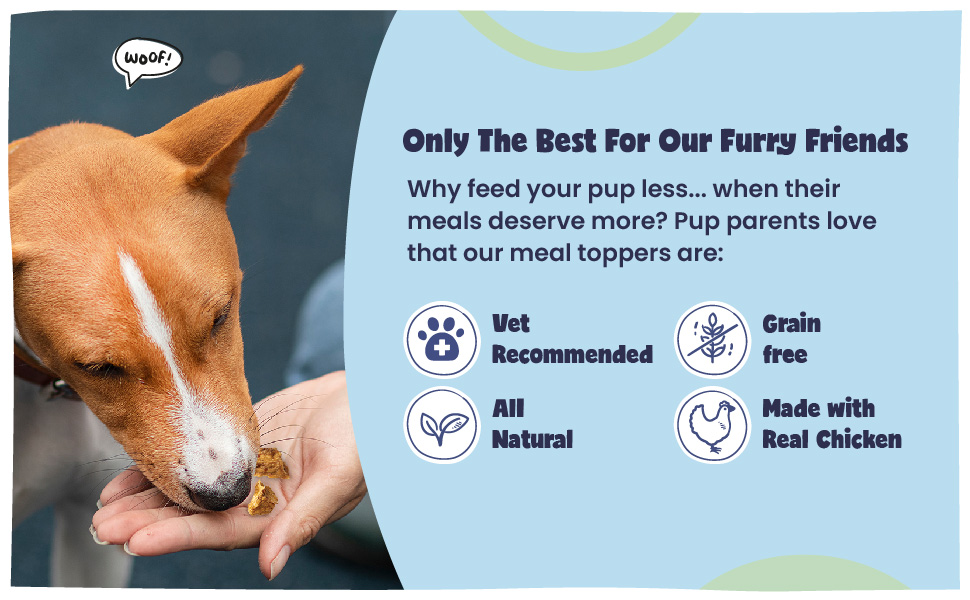 Pawstruck Vet Air Dried Dog Food Toppers for