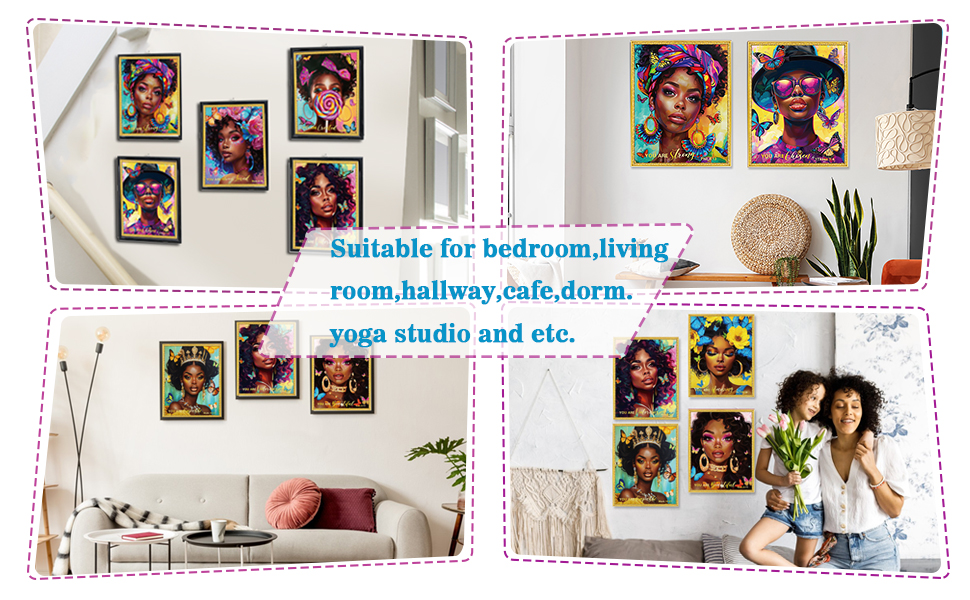 black girl wall art