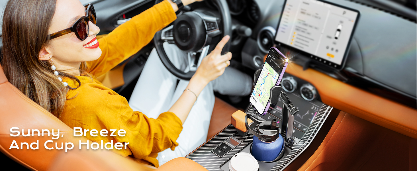 cup holder phone mount