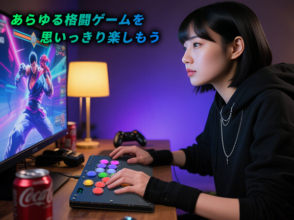 Amazon.co.jp: AQielev アケコン レバーレス コントローラー