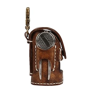 Genuine Vintage Leather Golf Ball Bag Golf Ball Pouch