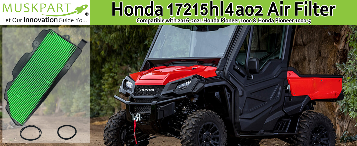 17215HL4A02 Air Filter For Honda Pioneer 2016 2017 2018