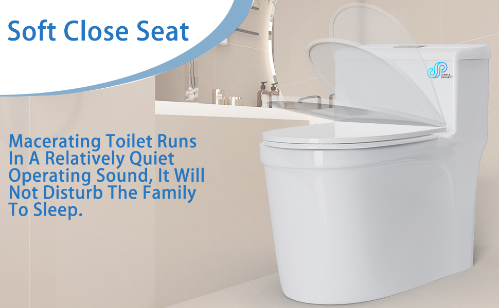 Simple Project 600w Macerating Upflush Toilet With Macerator Pump