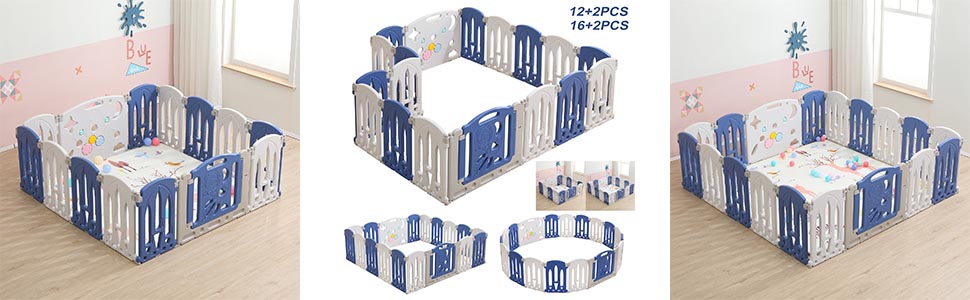 HDPE foldable playpen