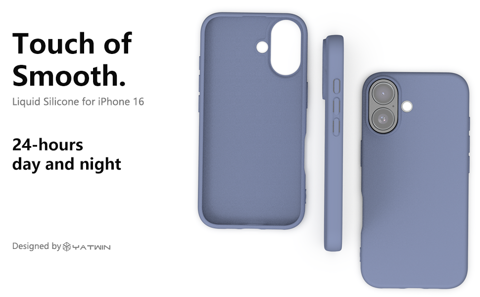 Apple iPhone 16 Silicone Phone Case Dark Grey
