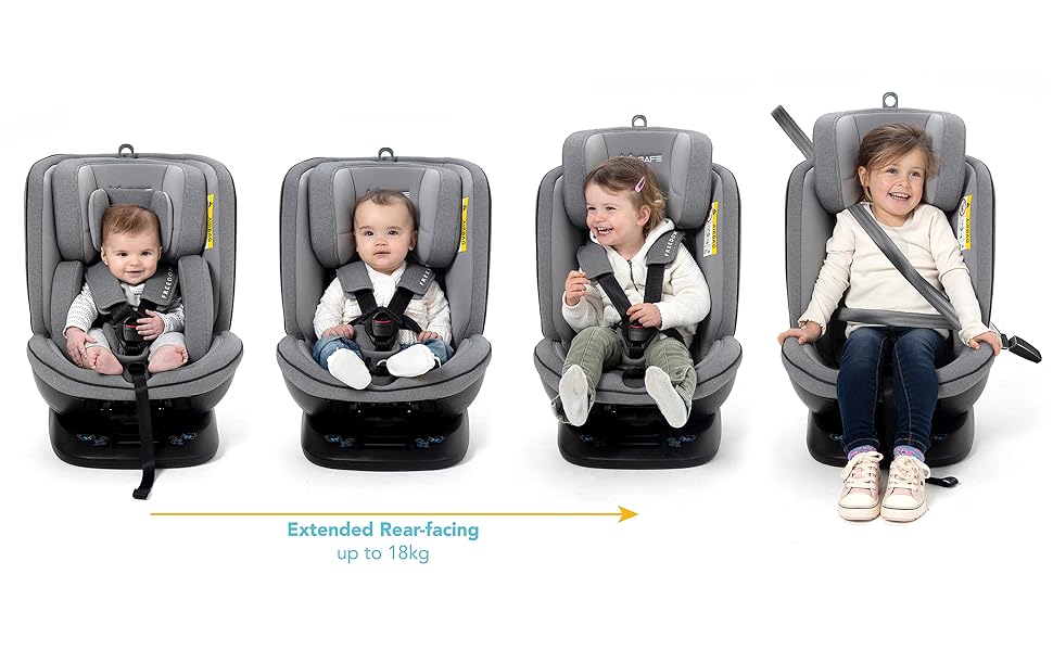 Enfasafe Freedom 360 Rotate car seat, Group 0+/1/2/3, from Birth 36kg