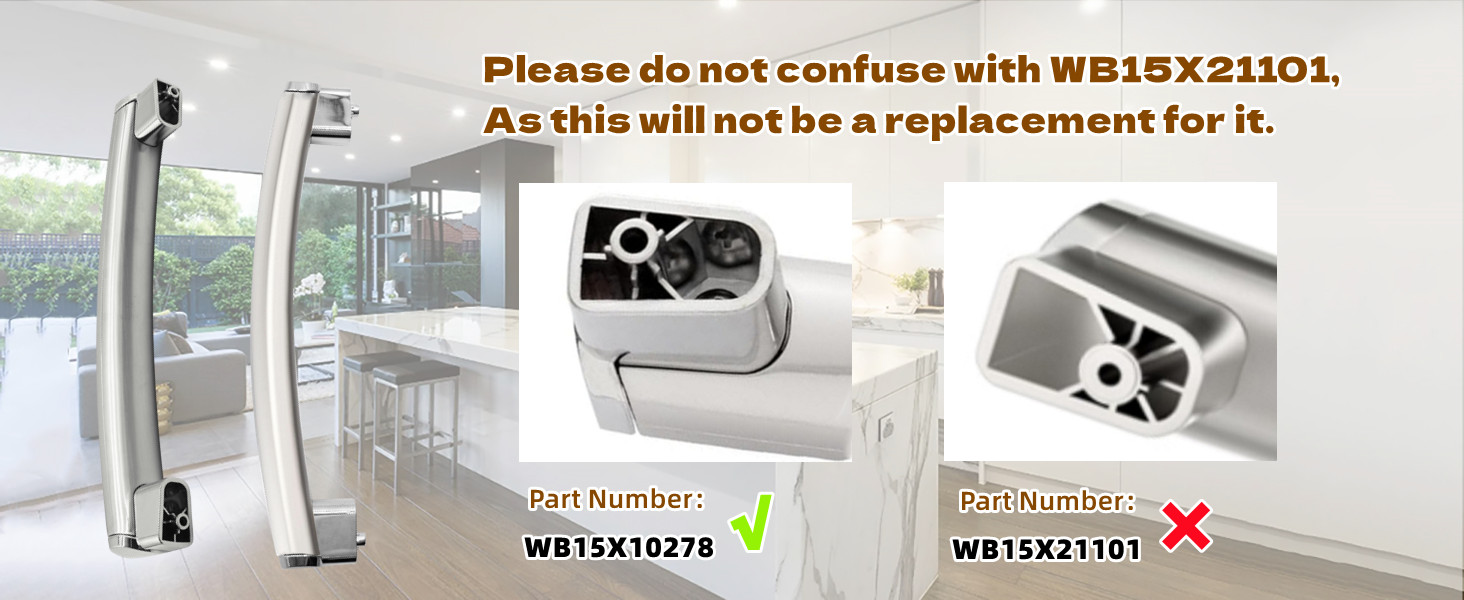 2023 Upgraded WB15X10278 Microwave Oven Door Handle Compatible with GE Microwave