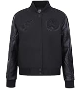 Pro Standard Womens WNBA Classic Triple Black Varsity Jacket