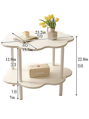 tables d'appoint roses