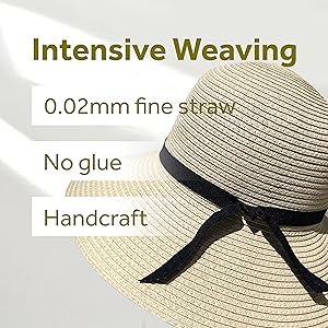 Sun straw hat for women