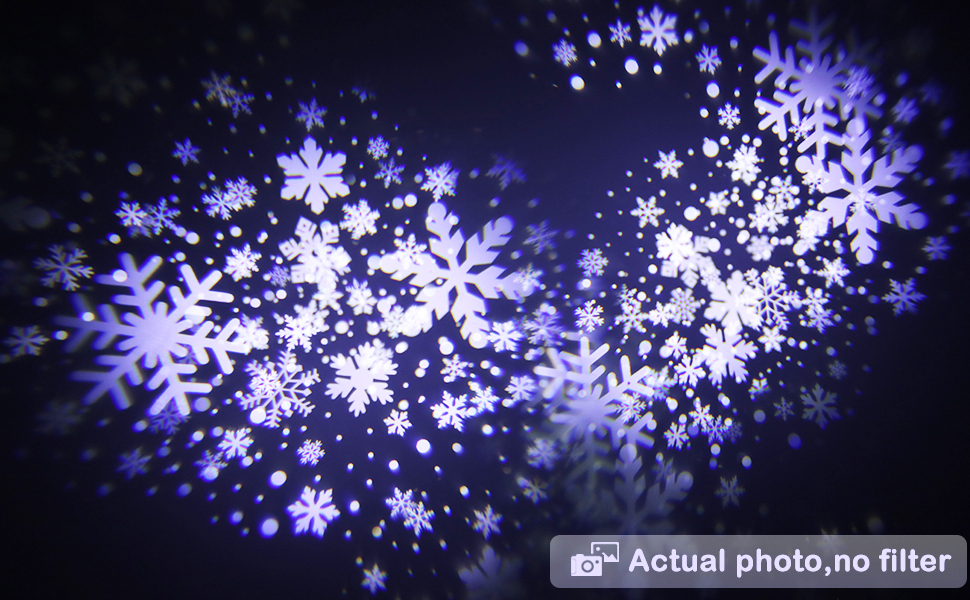 snowfall projector lights outdoor
