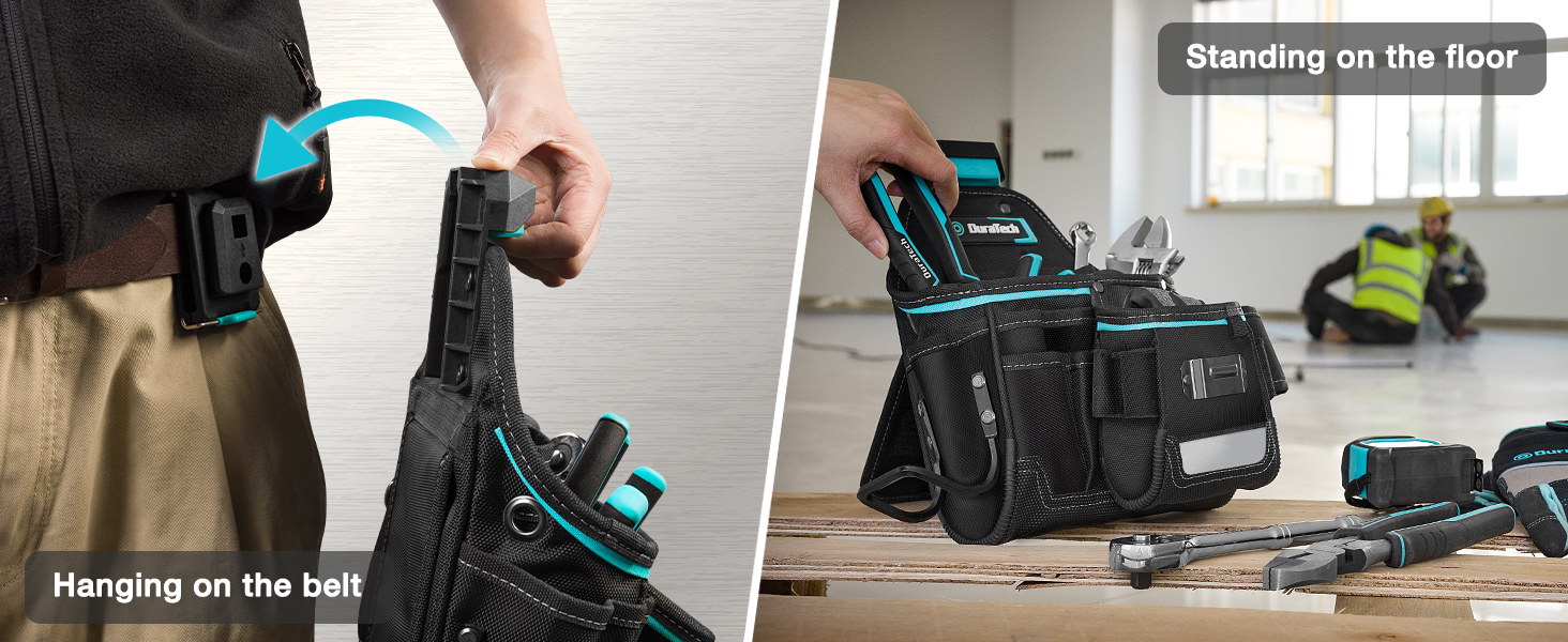 tool pouch with belt clip