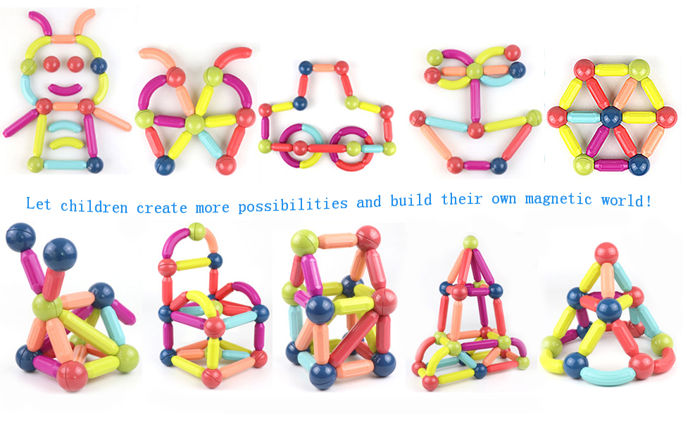 Lefan Sticks 32 pcs Building Blocks for Kids Big Toys