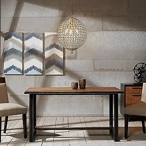 antique gold crystal chandelier