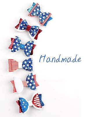 4th of July Hair Bows Clips