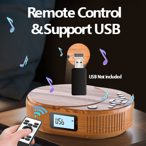 Portable Bluetooth CD player