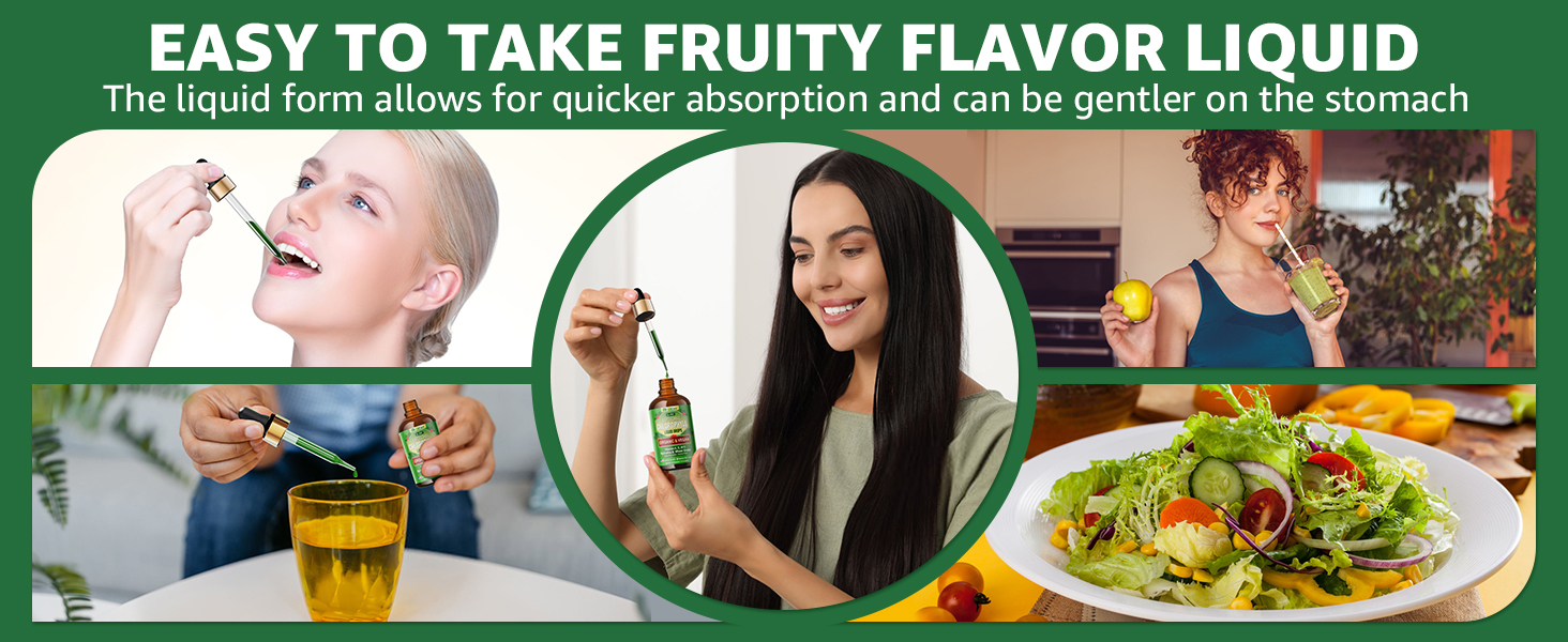 Chlorophyll Liquid Drops