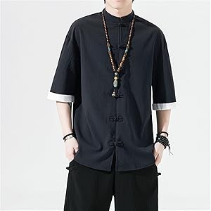KAPITAL リネン　カンフーシャツ　チャイナ チャイナシャツ カンフーシャツ フロントポケット ロング丈