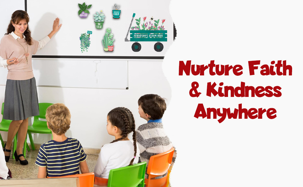 Plant Kindness Mindset Bulletin Board Set (31Pc) Grow In