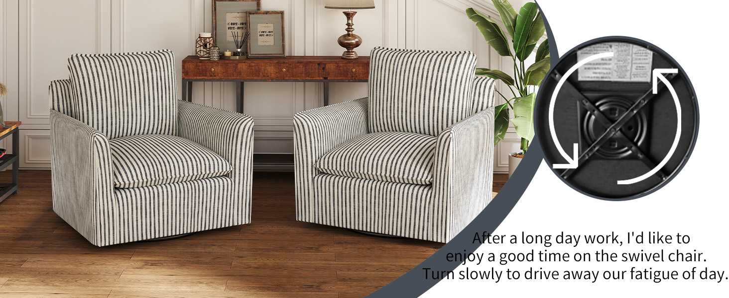 cozy swivel club chair
