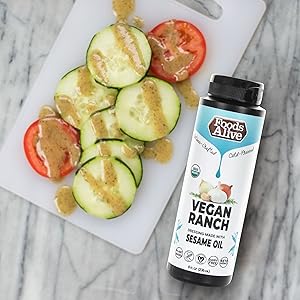 Vegan Ranch Dressing Artisan Cold Pressed Natural Sesame Oil Great Taste Better Than Ranch
