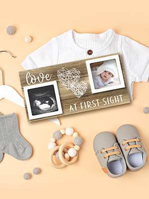 Love at First Sight - Sonogram Picture Frame