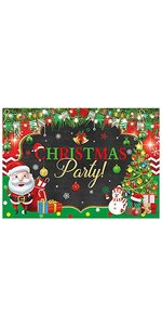 Christmas Party Backdrop for Kids Winter Merry Xmas Background
