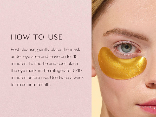 Amazon.com: MZ SKIN Hydra-Bright Gold Eye Masks Pack of 5