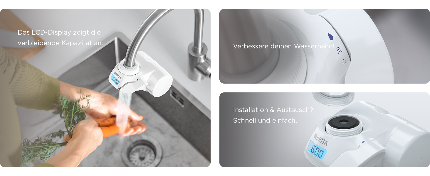 BRITA Wasserfilter für Wasserhahn ON TAP Pro VMF inkl. 1 Filterkartusche (600l) reduziert 99